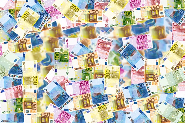 eurové bankovky
